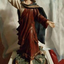 new Jesus walking on water statue 18-19 inch tall 