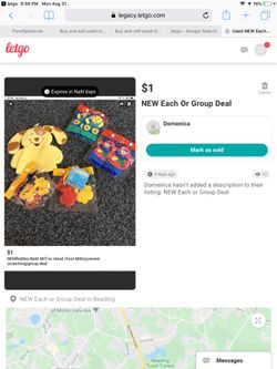 New Each Baby Rattles/Wash Mitt