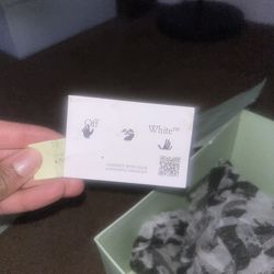 Off white Out of office Beige/Black Good condition