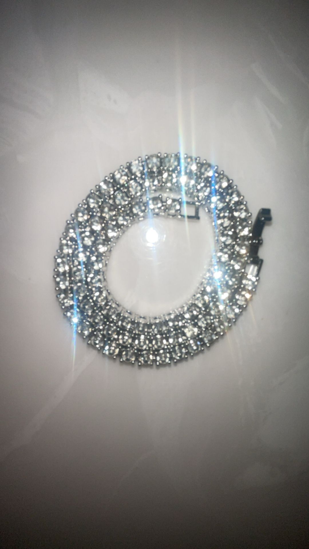 ICED OUT White Tennis Chains