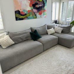 Huge Grey Sectional Couch