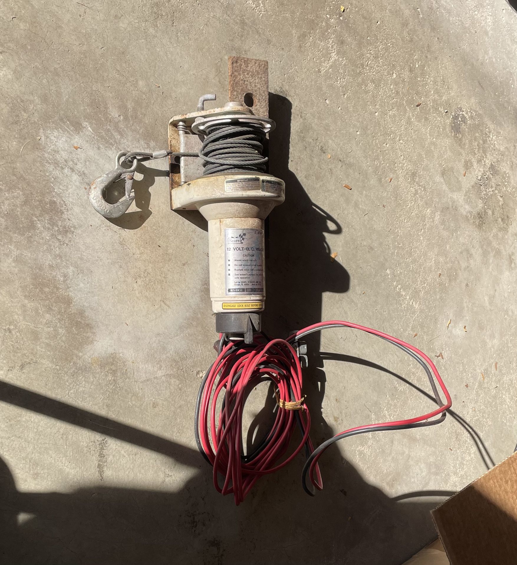 Sears 12V DC Winch