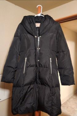 Michael Kors Long Puffer Coat with Hood