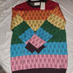 GG MultiColor Jacquard Sweater *NEVER WORN*