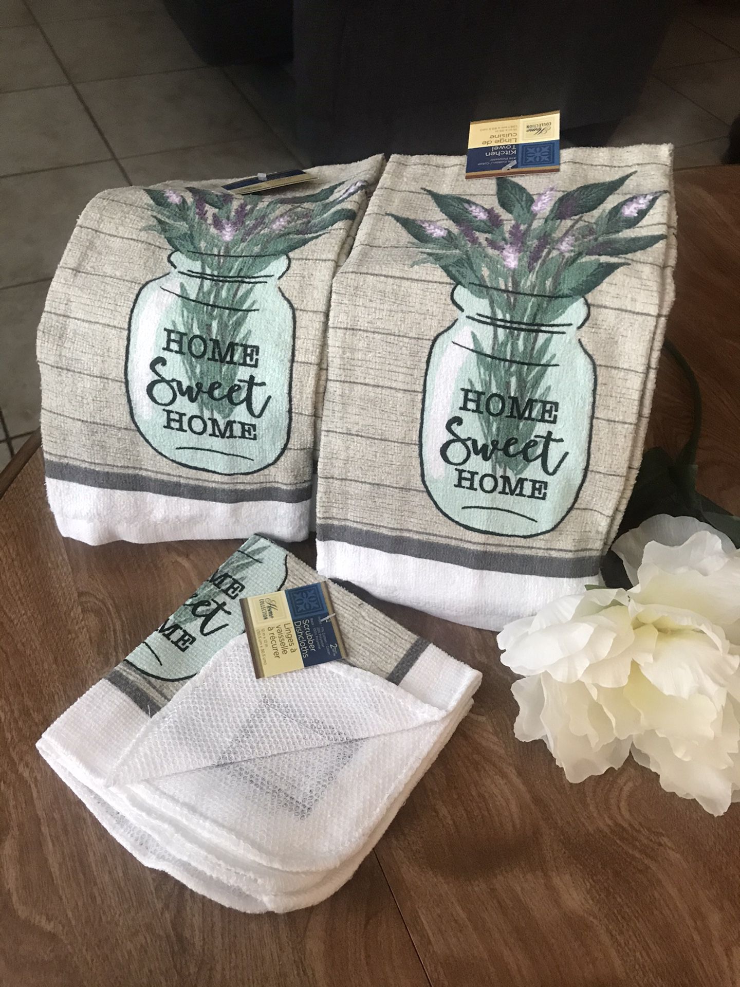 Home sweet home farmhouse towel set
