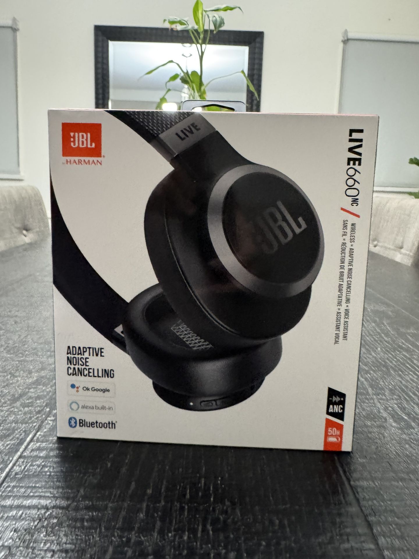 NEW JBL Live 660NC Wireless Over-Ear Noise Cancelling Headphones