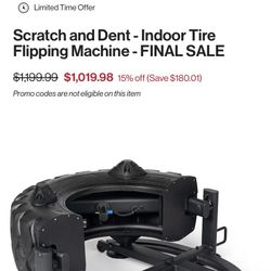 Indoor Tire Flipping Machine 