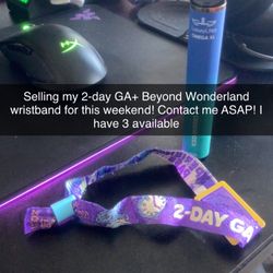 Above & Beyond 2-day GA+ Tickets For Sale