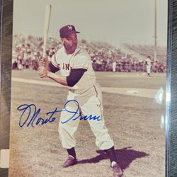 Signed Monte Irvin Giants 8x10 Photo Autograph MLB Baseball Picture Auto