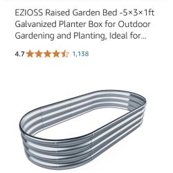 Easy Ios S New Raised Galvanized Planter Box