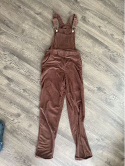 Brown corduroy overall - size XS adult