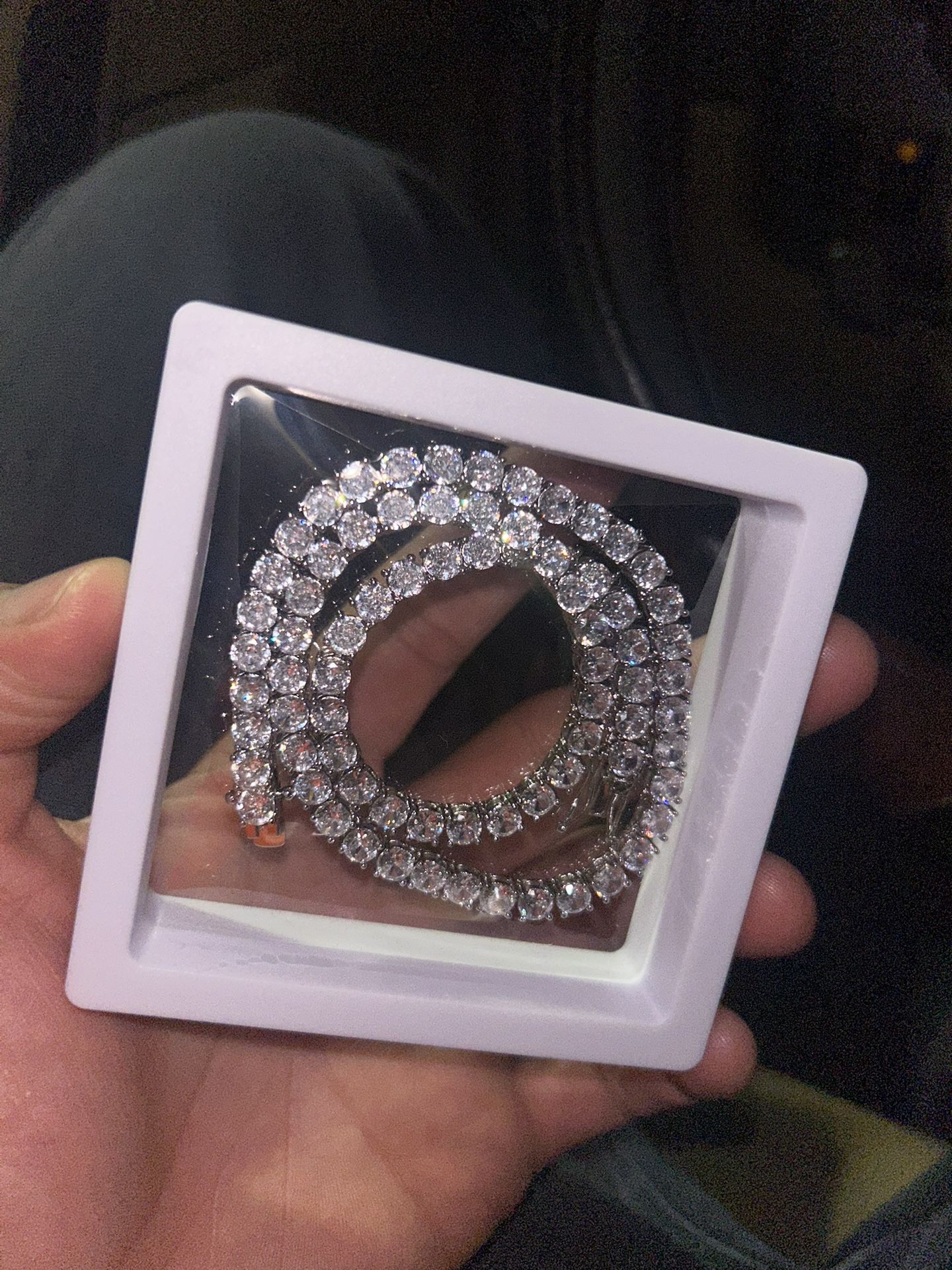 moissanite Tennis Chain