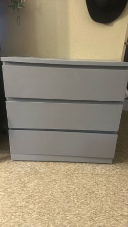 3 Drawer Dresser  - grey