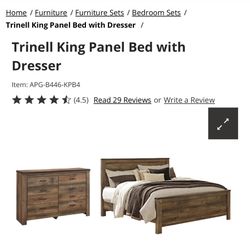 Trinell Ashley Furniture King Bedroom Set