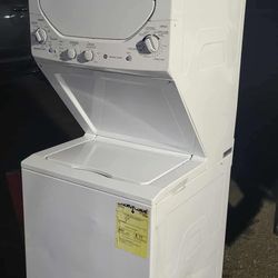 GE stacked washer and dryer set (24”)