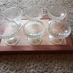 Vintage Sorbet Glasses Set Of 6