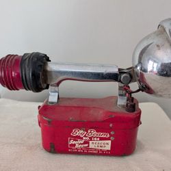 Big Beam #164 Beacon Lamp Red Flashlight Vintage