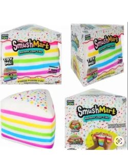 SmushMart Rainbow Layer Cake Squishy Toy