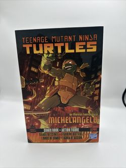 TMNT Donatello 5in Action Figure & IDW Comic Loyal Subjects Pkg DMG See Pics