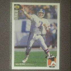 1994 Upper Deck John Elway Denver Broncos #300 Collector's Choice Quarterback Hall Of Fame HOF Football Card Vintage Collectible NFL