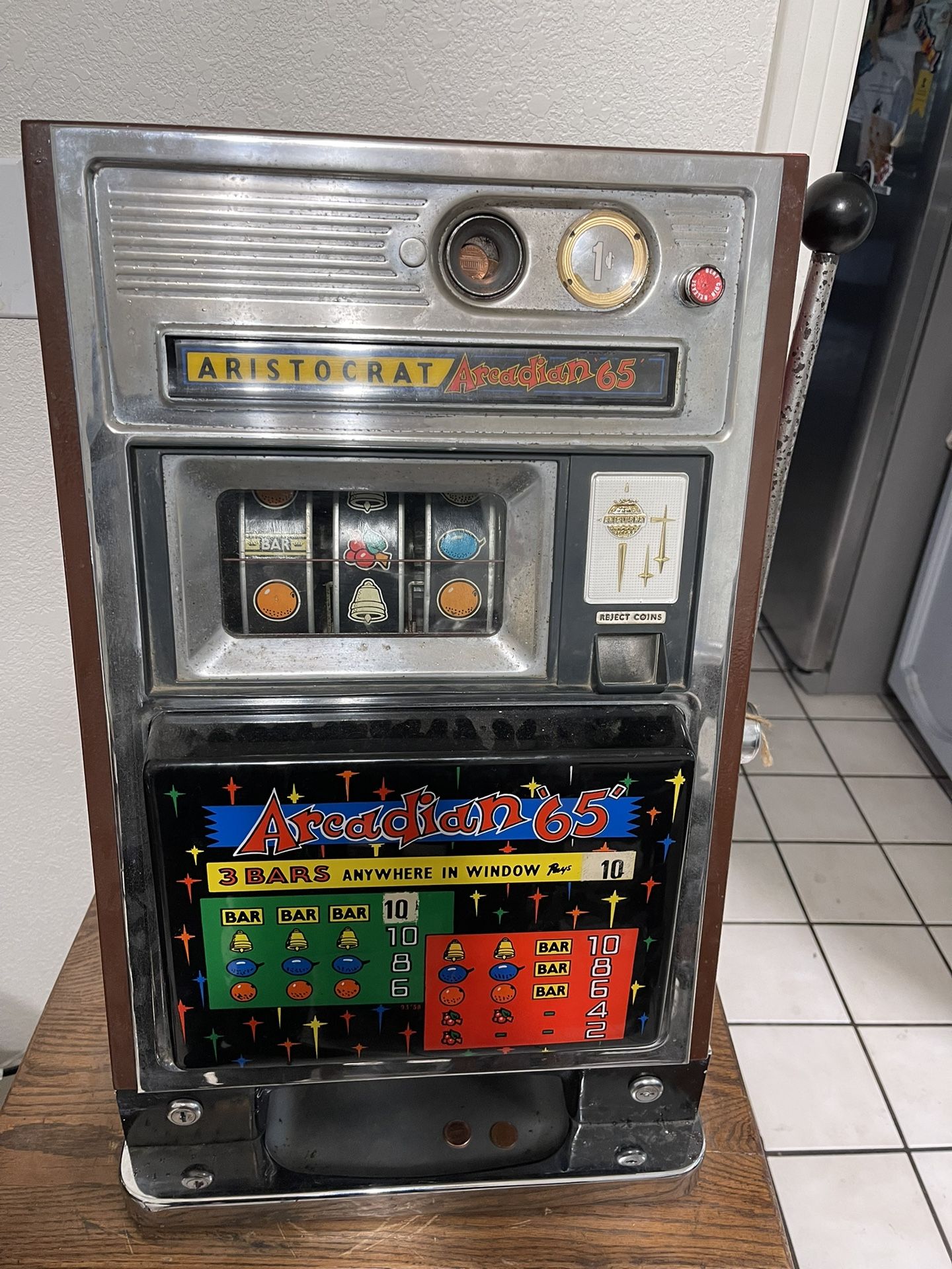 Antique Penny Slot Machine