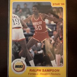 1986 Star Ralph Sampson #24 Houston Rockets 