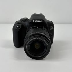 Canon EOS 2000D 24.1MP Digital SLR DSLR Camera With Lens