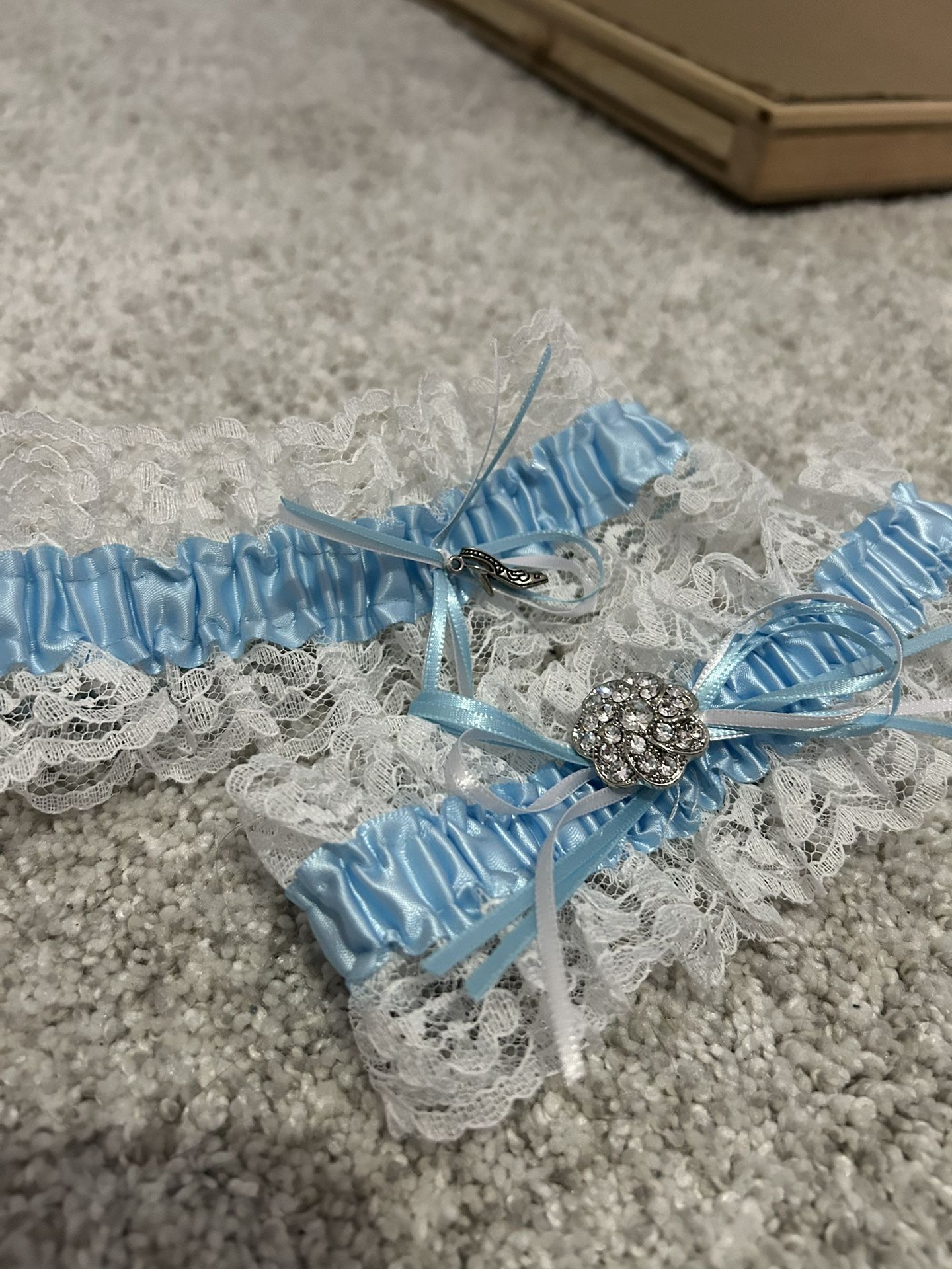 Blue princess Garter set Of 2