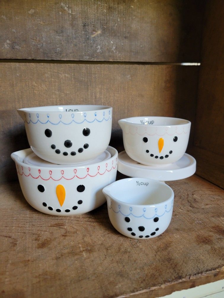 Snowman Measuring Cups