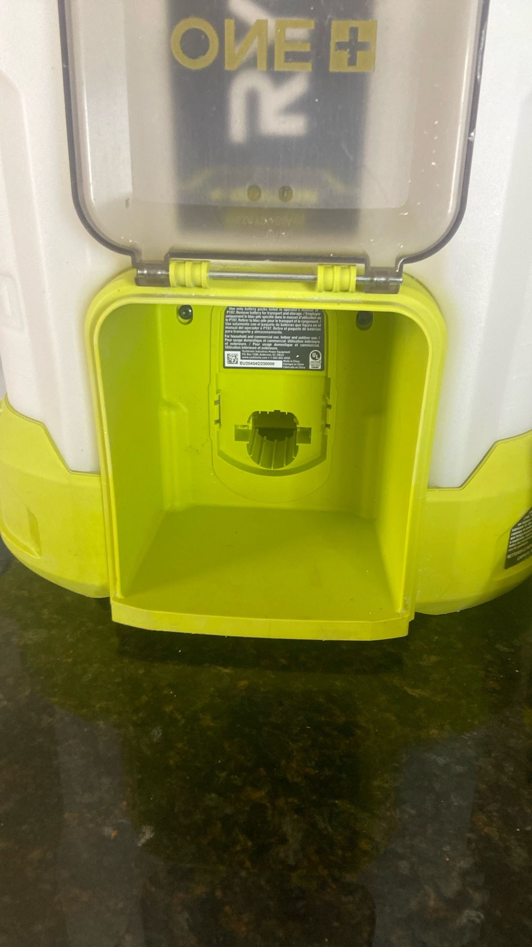 RYOBI ONE+ 18V Cordless Battery 4 Gal. Backpack Chemical Sprayer with 2.0 Ah Battery and Charger