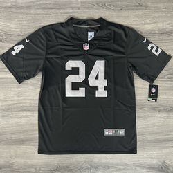 Charles Woodson Raiders Black Jersey #24 SIZES AVAILABLE 