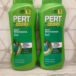 Pert Plus 2-in-1 Shampoo and Conditioner, big bottles @ 25.4 fl oz.  New