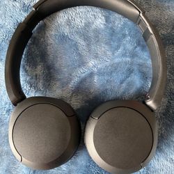 black Sony WH-CH520 Wireless On-Ear Headphones.