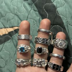 Men Rings Silver 925 (anillos Para Hombre Plata 925 ) Prices $25,$30,$35,$40,$45,$65