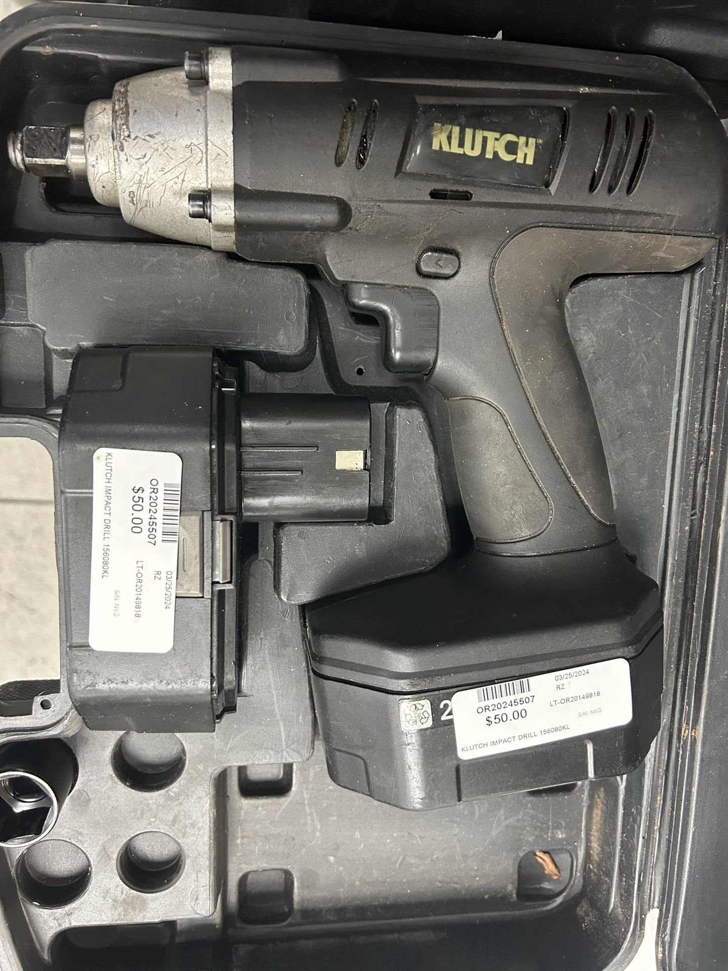 Klutch High Torque Impact Wrench