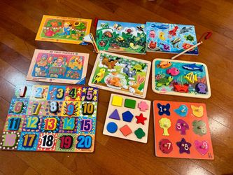 9 Toddler Puzzles- All for $15 total