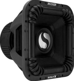 BRAND NEW 2 POWERFUL KICKER SOLO X 15” SUBWOOFERS