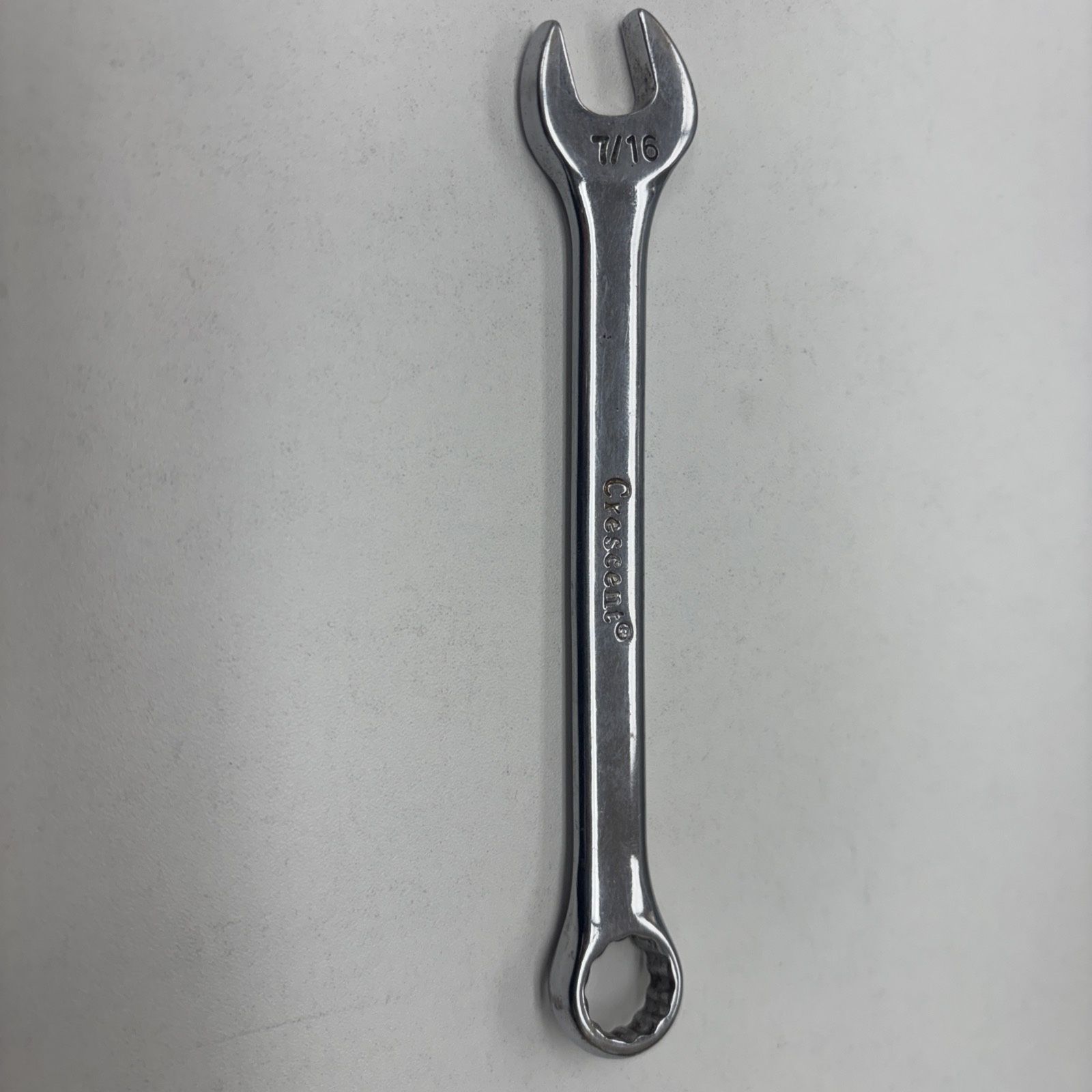 Crescent Brand 7/16 Combination Wrench Polished Finish 12-pt Box End SAE