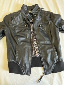 Leather Jacket Size S