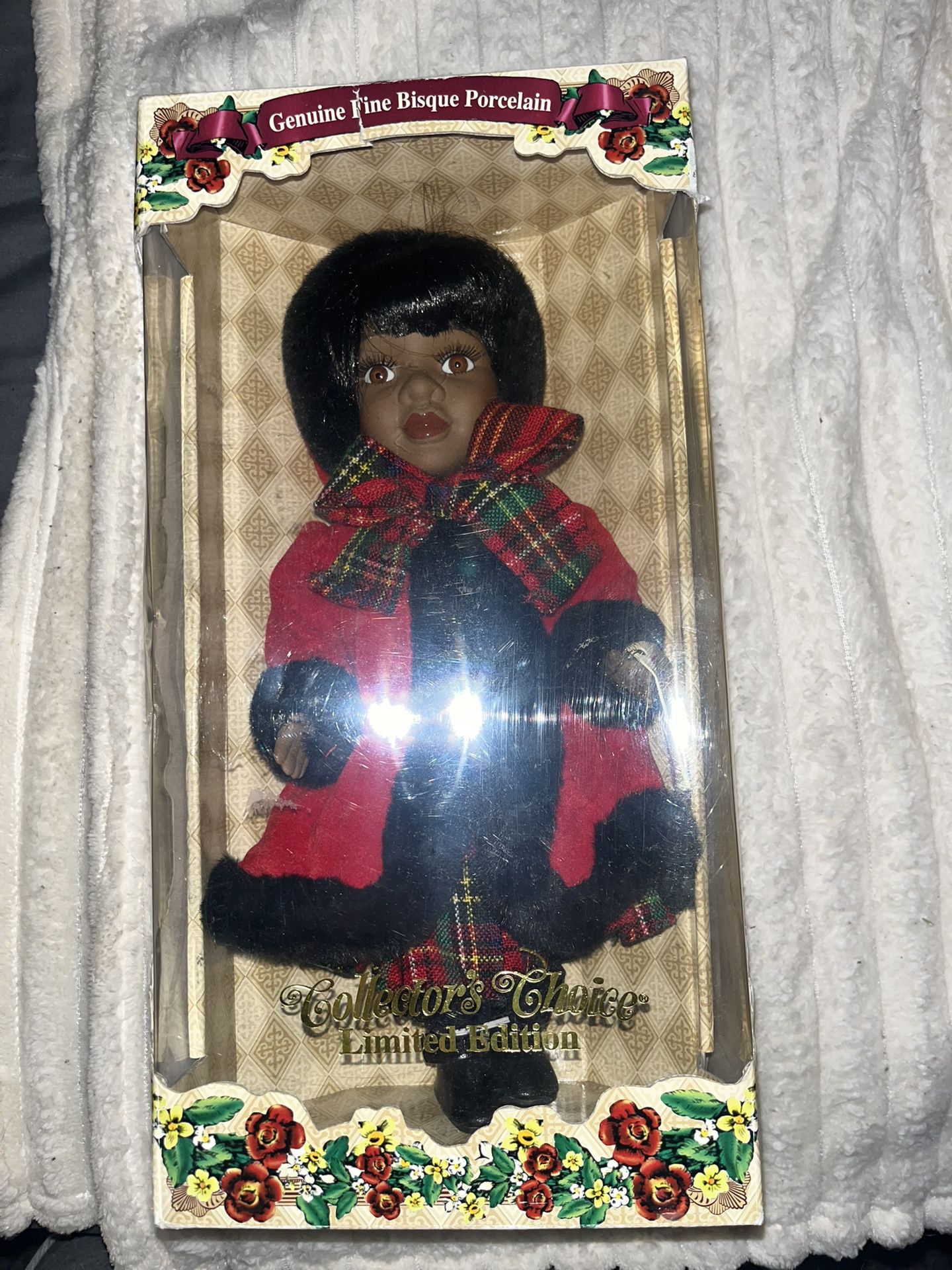 genuine fine bisque porcelain collector's choice limited edition doll / cinderella garden fantasy doll 