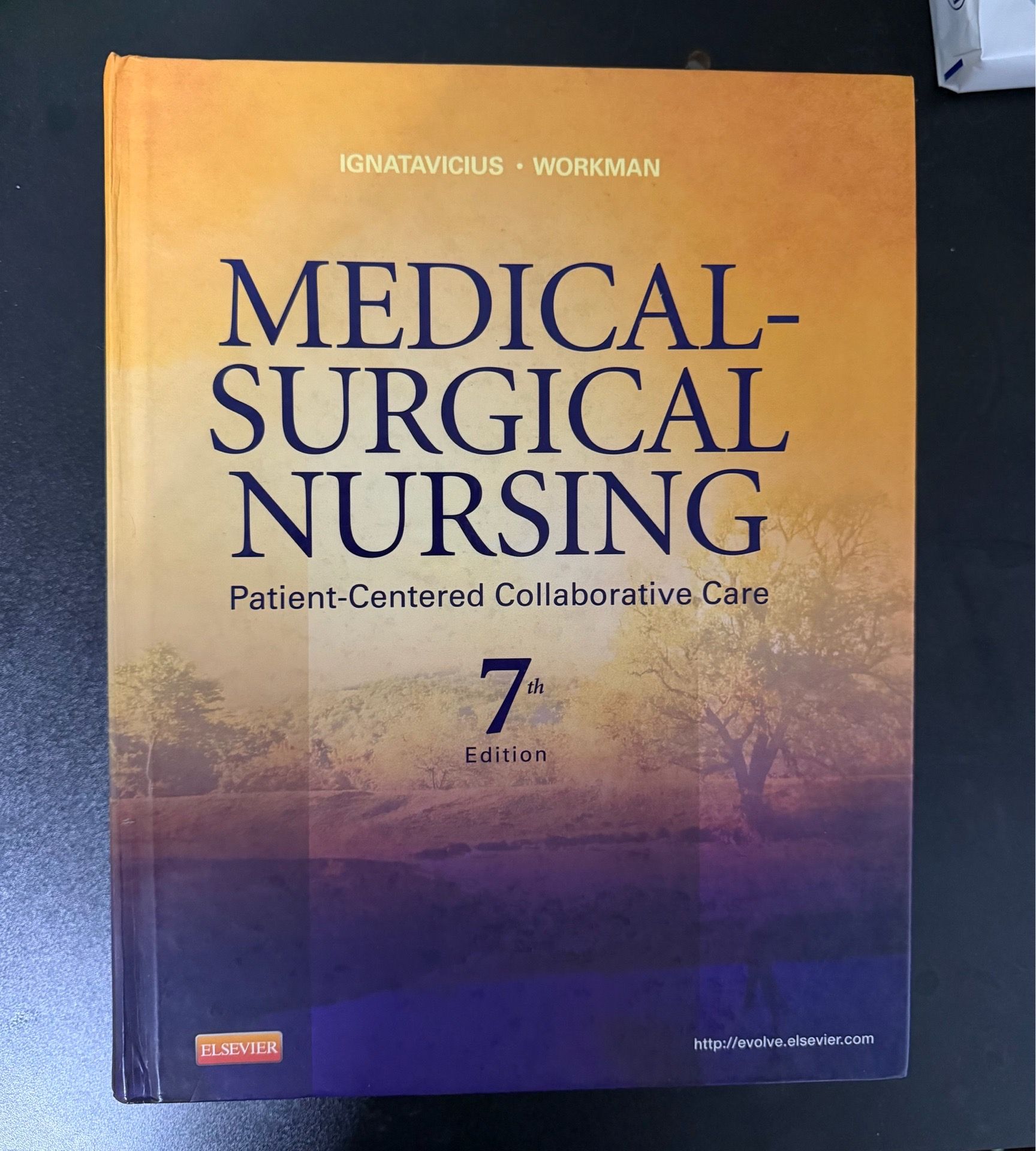 Medical surgical nursing book