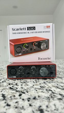 Focusrite Scarlett Solo 3rd Gen USB Audio Interface