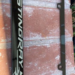 Chevrolet Corvette stingray license plate frame