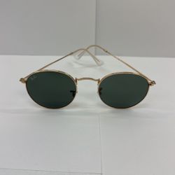 Ray-Ban Round Metal Green Classic G-15 Round Unisex Sunglasses RB3447 001