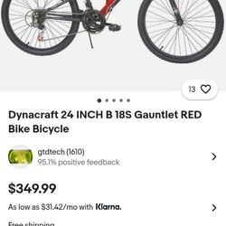 Dynacraft 18  Speed Red Line 24" Tires 