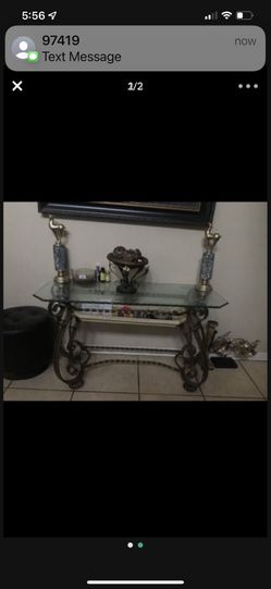 2 Side Tables And A Serving Table 