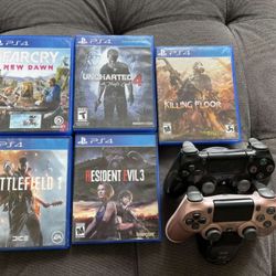 PS4 Items And Controllers 