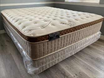 King Organic Cloud Comfort Europillow Top 12inch matres!