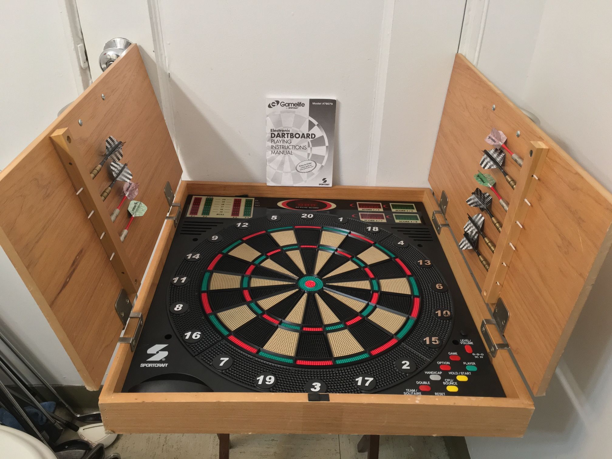 Game life Electronic Dartboard model number 78079