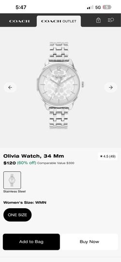 Coach women’s watch